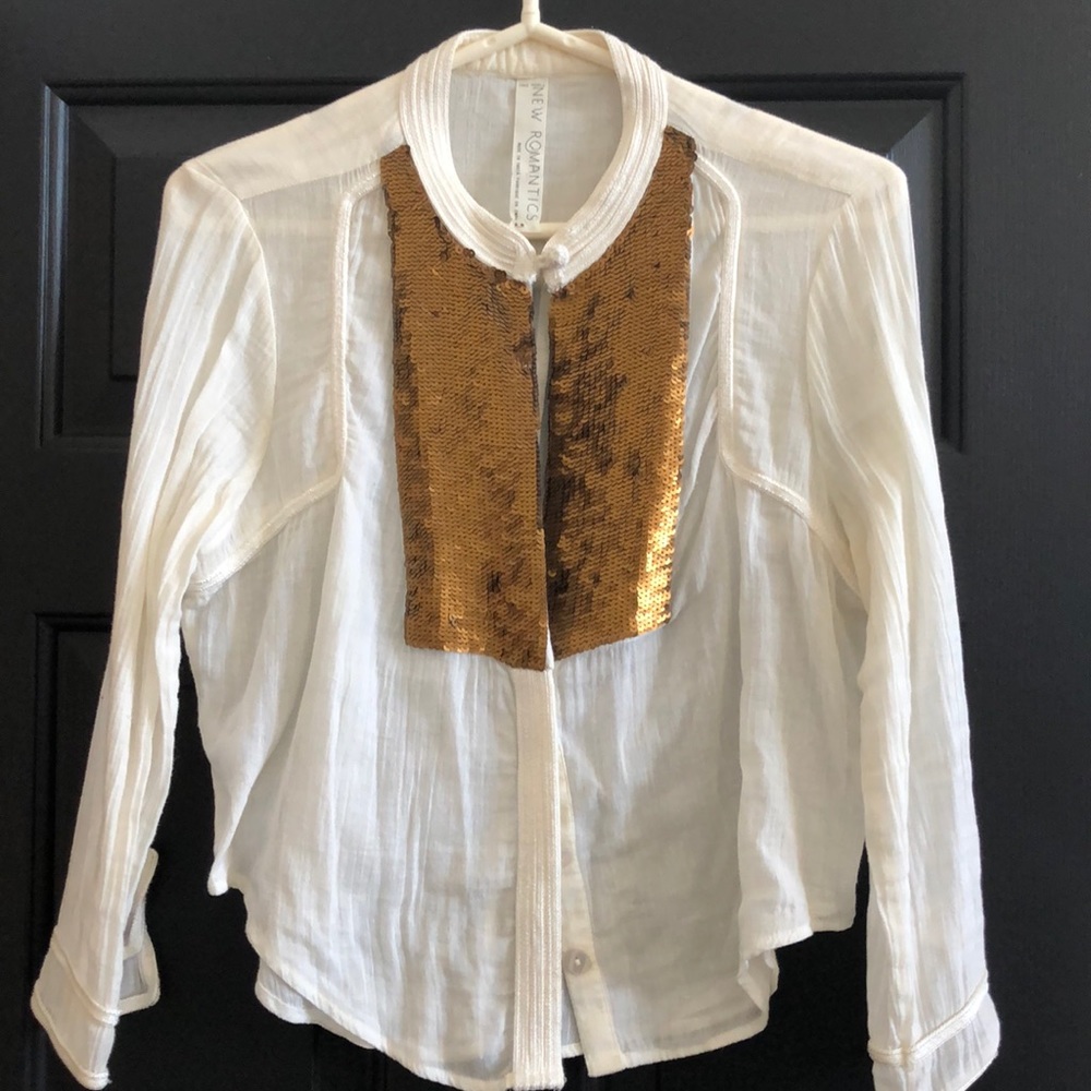 Free People “New Romantics” Blouse